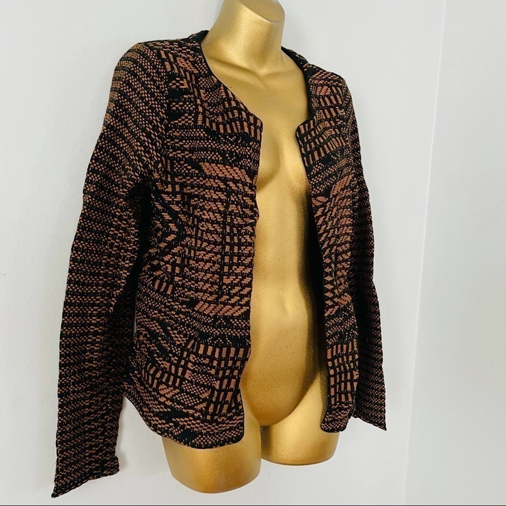H&M Patterned Blazer Jacket Size Small - Picture 3 of 5